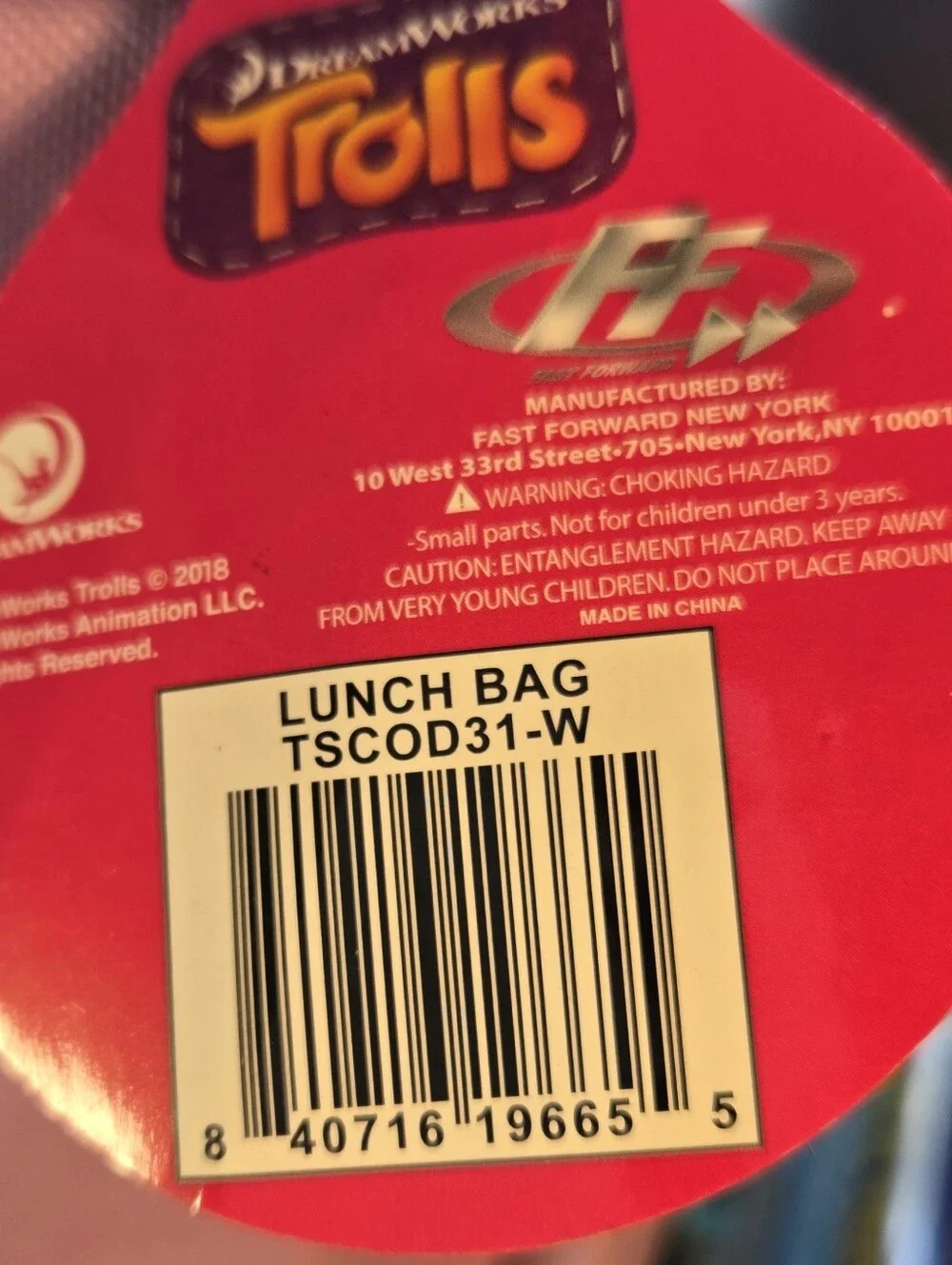 Dreamworks Troll's Lunchbox with School Supplies Markers & Pencils Bundle